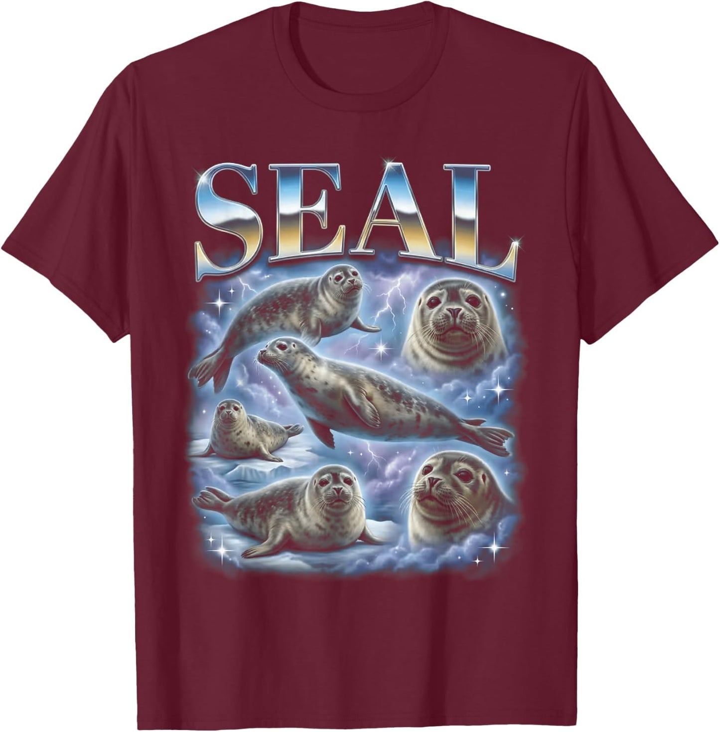 Seal T-Shirt - T-Shirt | Maroon