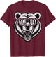 Bear Wearing Sunglasses Game Day T-Shirt - T-Shirt | Maroon
