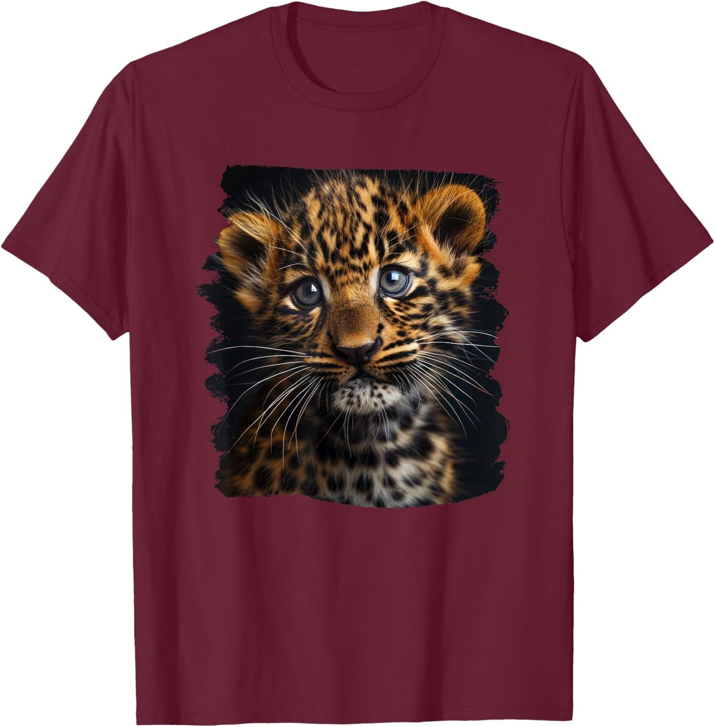 Amur Leopards Lovers Amur Leopard T-Shirt - T-Shirt | Maroon