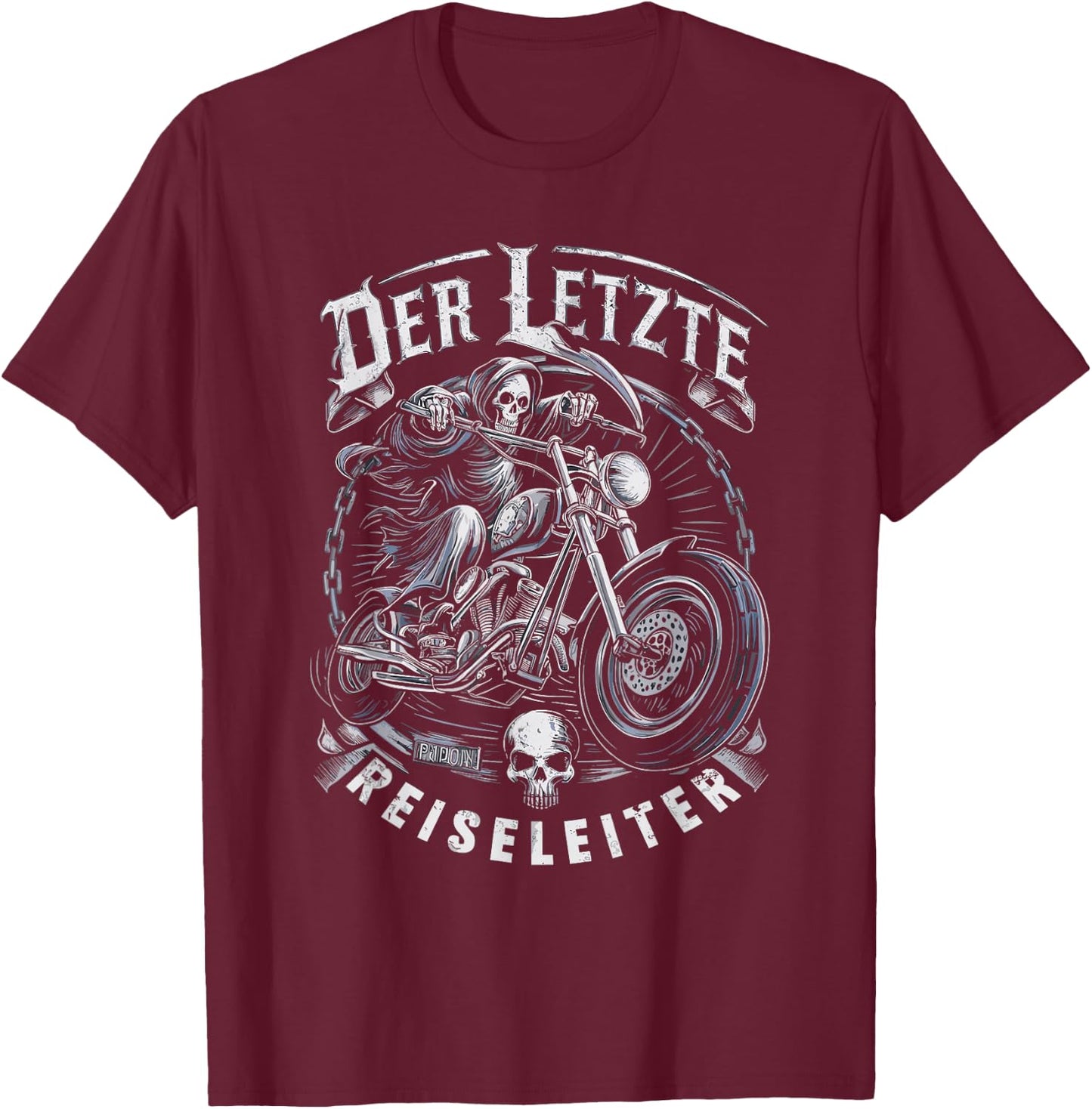Der letzte Reiseleiter T-Shirt - T-Shirt | Maroon