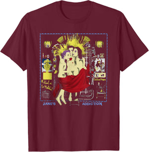 Jane’s Addiction Habitual T-Shirt - T-Shirt | Maroon