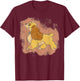 Disney Lady and The Tramp Lady Strut Sketch T-Shirt - T-Shirt | Maroon