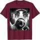 Sloth Selfie With UFO Alien Funny Sloth Lover T-Shirt - T-Shirt | Maroon
