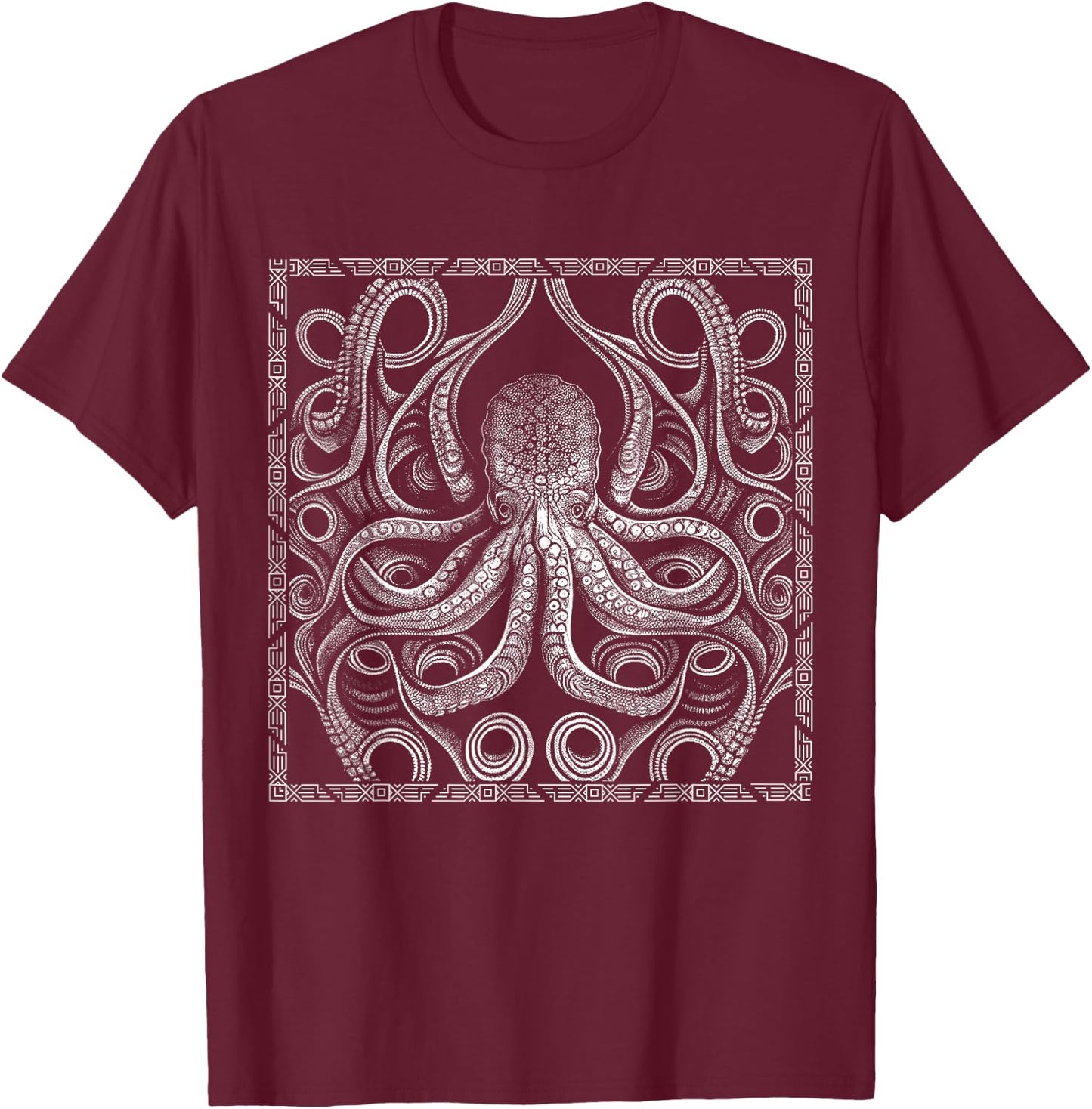 Octopus Ocean Zoology Teuthology Biologists Sailing T-Shirt - T-Shirt | Maroon