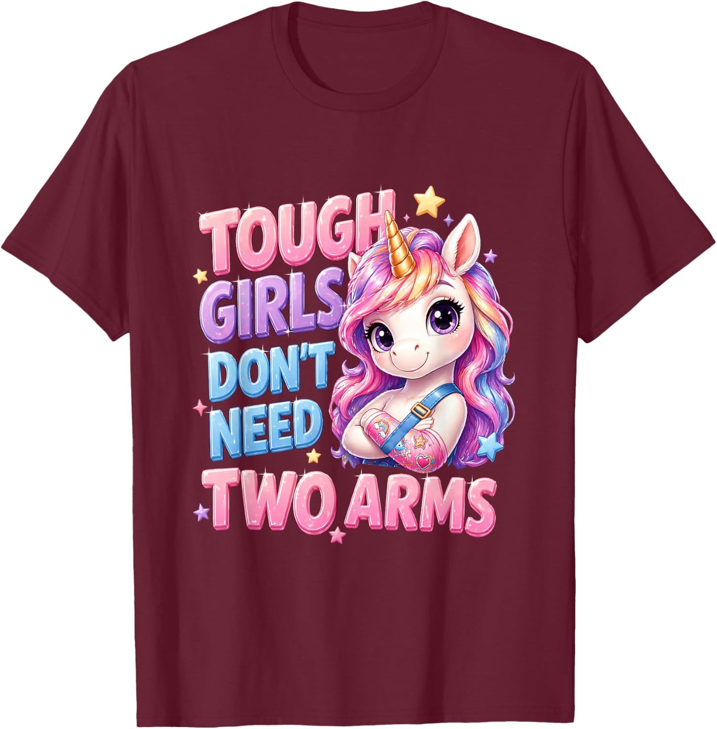 Recovery Unicorn T-Shirt - T-Shirt | Maroon