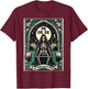 Skeleton Gym, Halloween Pump Cover, PR OR ER Card Tarot T-Shirt - T-Shirt | Maroon