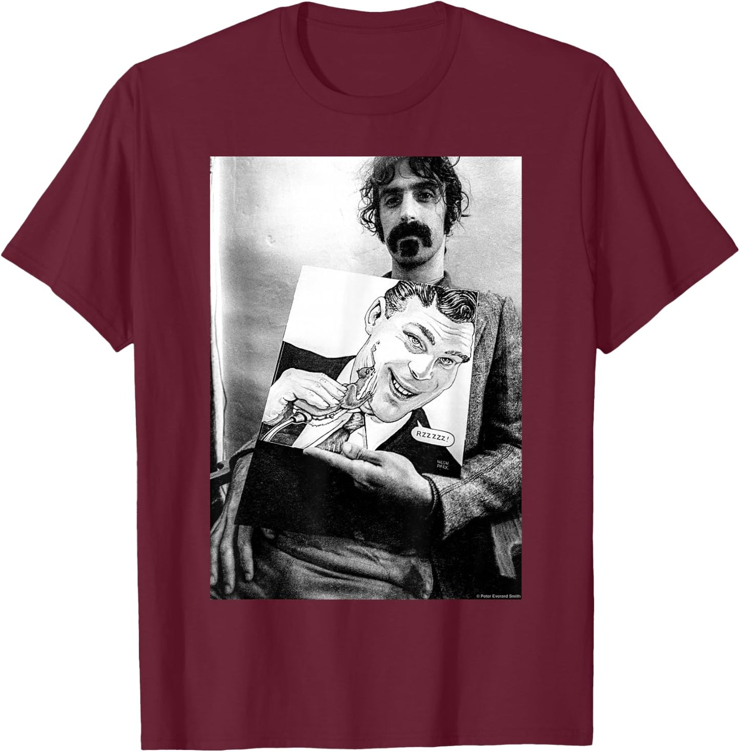 Frank Zappa Weasels Ripped My Flesh Album by Everard Smith T-Shirt - T-Shirt | Maroon