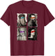 Artists Renaissance Heroes Fun Humor Design T-Shirt - T-Shirt | Maroon