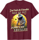 Funny Beekeeper Gift Je pensse à mes abeilles , Black, S T-Shirt - T-Shirt | Maroon