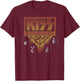 KISS - KISS Army Portrait T-Shirt - T-Shirt | Maroon