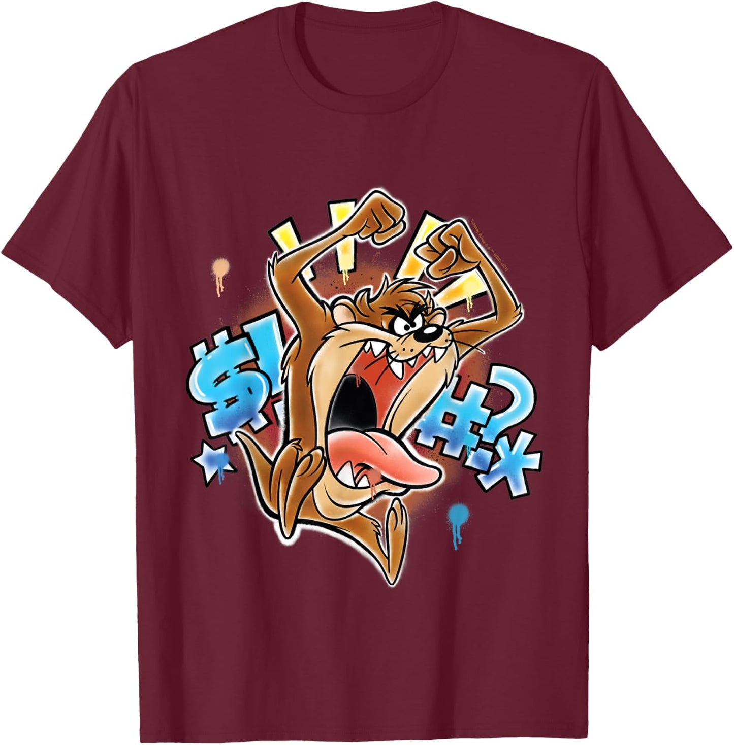 Looney Tunes Taz T-Shirt - T-Shirt | Maroon