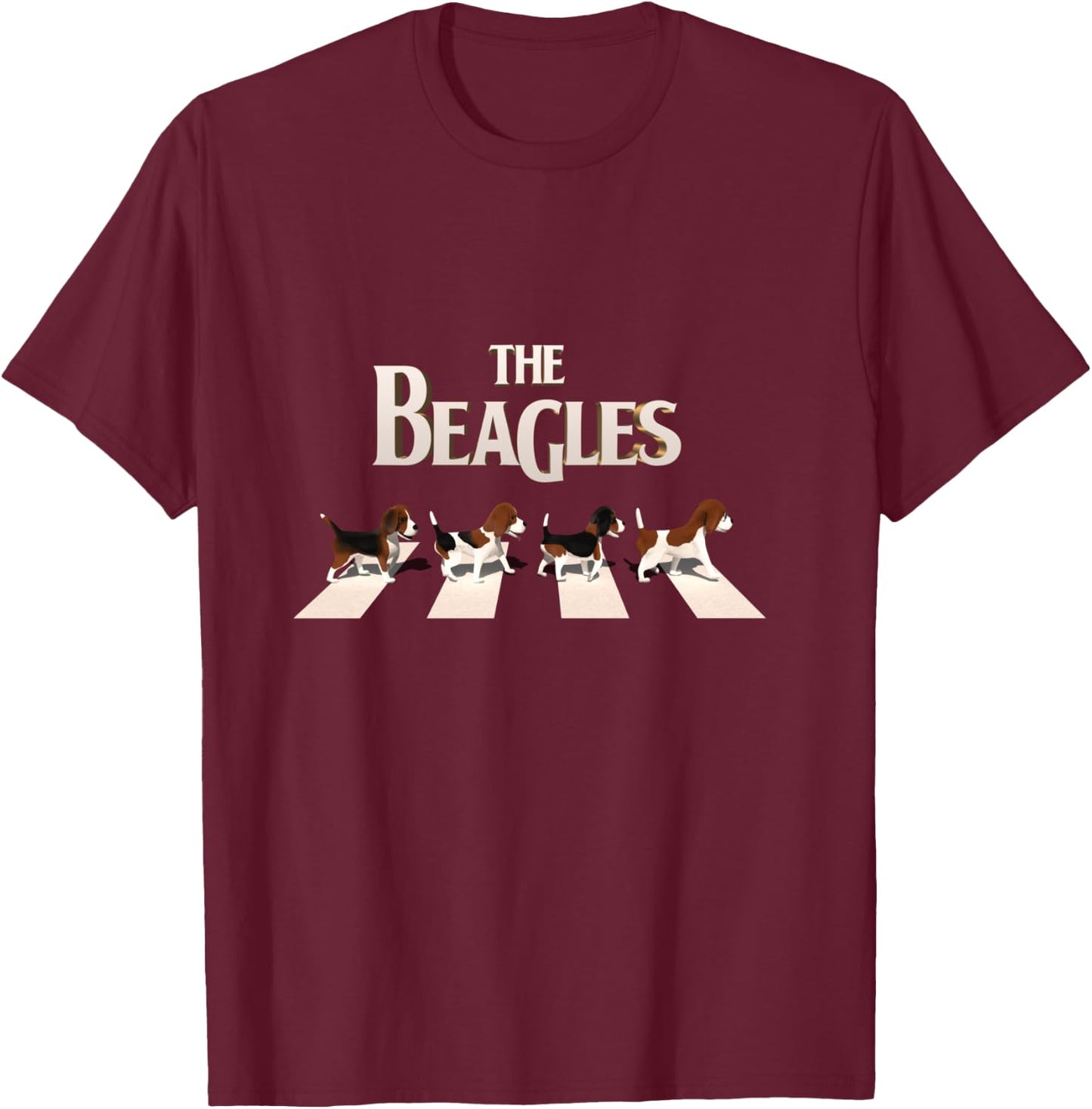 "The Beagles" T-Shirt - T-Shirt | Maroon