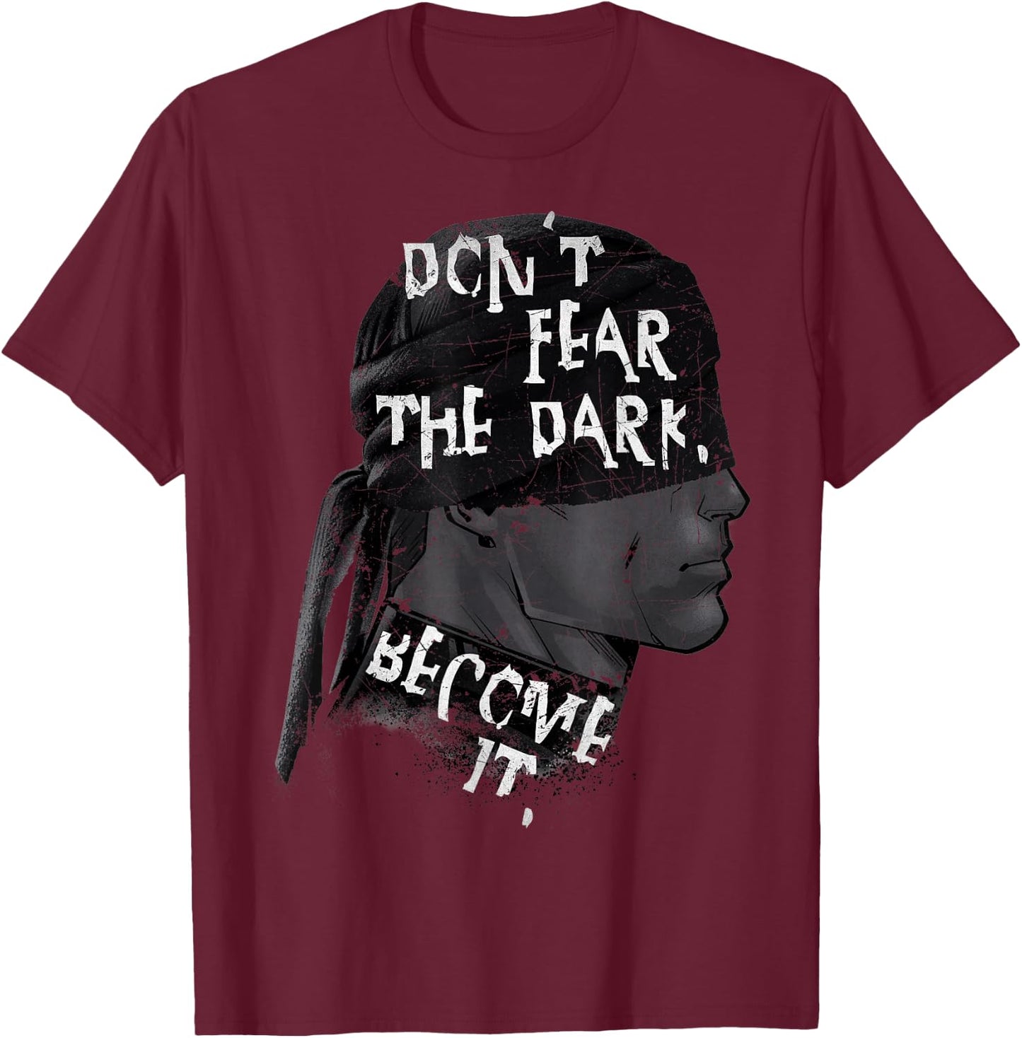 Marvel Daredevil Become The Dark Graphic T-Shirt - T-Shirt | Maroon