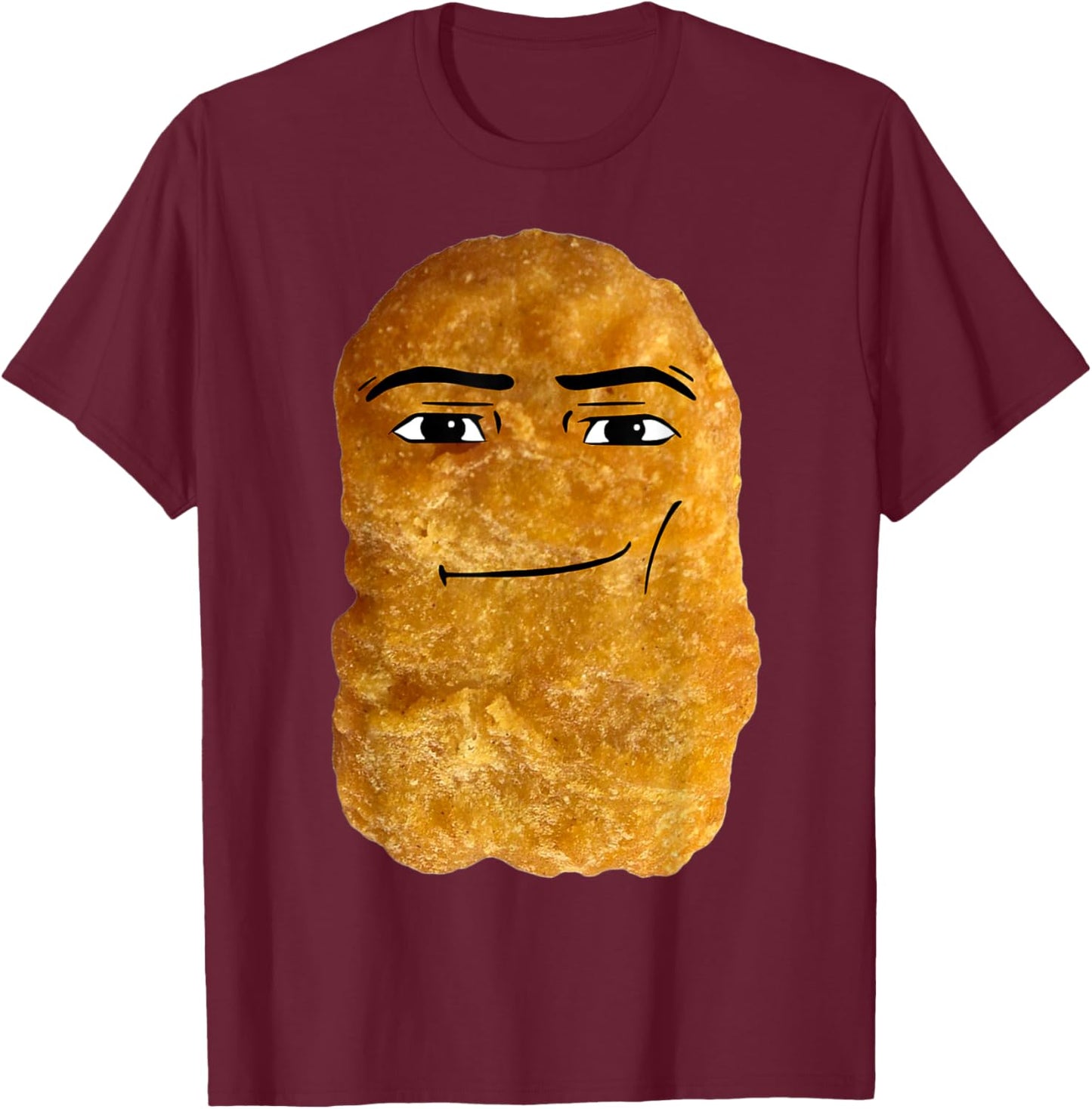 Chicken Nugget T-Shirt - T-Shirt | Maroon