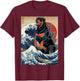Funny Japanese Art Vintage Rottweiler Dog Design - Rottzilla T-Shirt - T-Shirt | Maroon