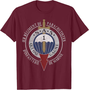 Special Force Military Paratrooper RDIMa 1st Infantry T-Shirt - T-Shirt | Maroon