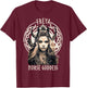 Freya nordische Göttin skandinavische Wikinger-Mythologie T-Shirt - T-Shirt | Maroon