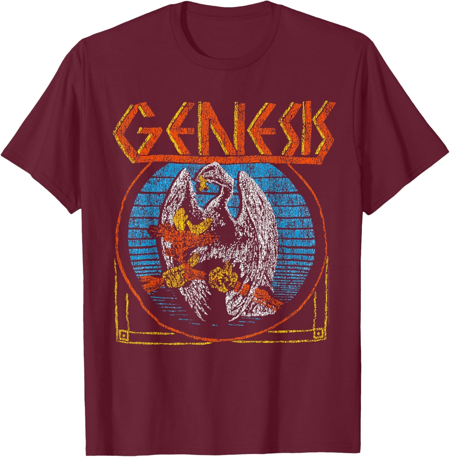 Genesis Aged Bird T-Shirt - T-Shirt | Maroon