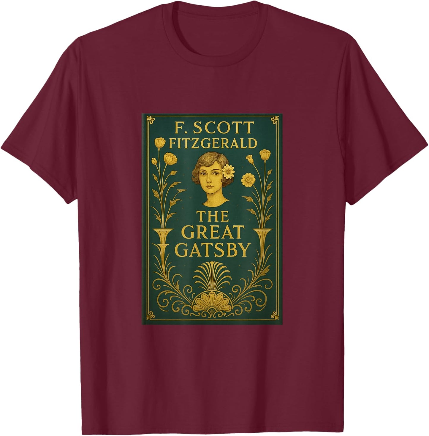 The Great Gatsby T-Shirt - T-Shirt | Maroon