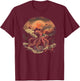 Evening Octopus T-Shirt - T-Shirt | Maroon