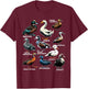 Types Of Duck Shirt for Ducks Lovers Women Kids Girls T-Shirt - T-Shirt | Maroon