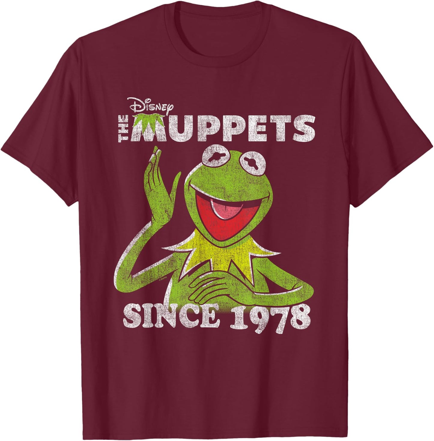 The Muppets Kermit Since 1978 T-Shirt - T-Shirt | Maroon