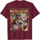Funny Moo-Deng Baby Pygmy Hippo Cute Zoo For Family T-Shirt - T-Shirt | Maroon