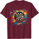 Dart , black T-Shirt - T-Shirt | Maroon