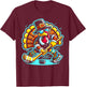 Thanksgiving Ice Hockey Turkey Day Fall T-Shirt - T-Shirt | Maroon