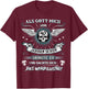 with German Text "Als Gott mich vor 40 Jahren schuf grinste er 40th Birthday" [Als Gott mich vor, black, s T-Shirt - T-Shirt | Maroon