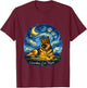 Starry Sky German Shepherd - German Shepherd Owner T-Shirt - T-Shirt | Maroon