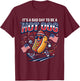 Its A Bad Day to Be A Hot Dog Funny 4th of July Men Women T-Shirt - T-Shirt | Maroon