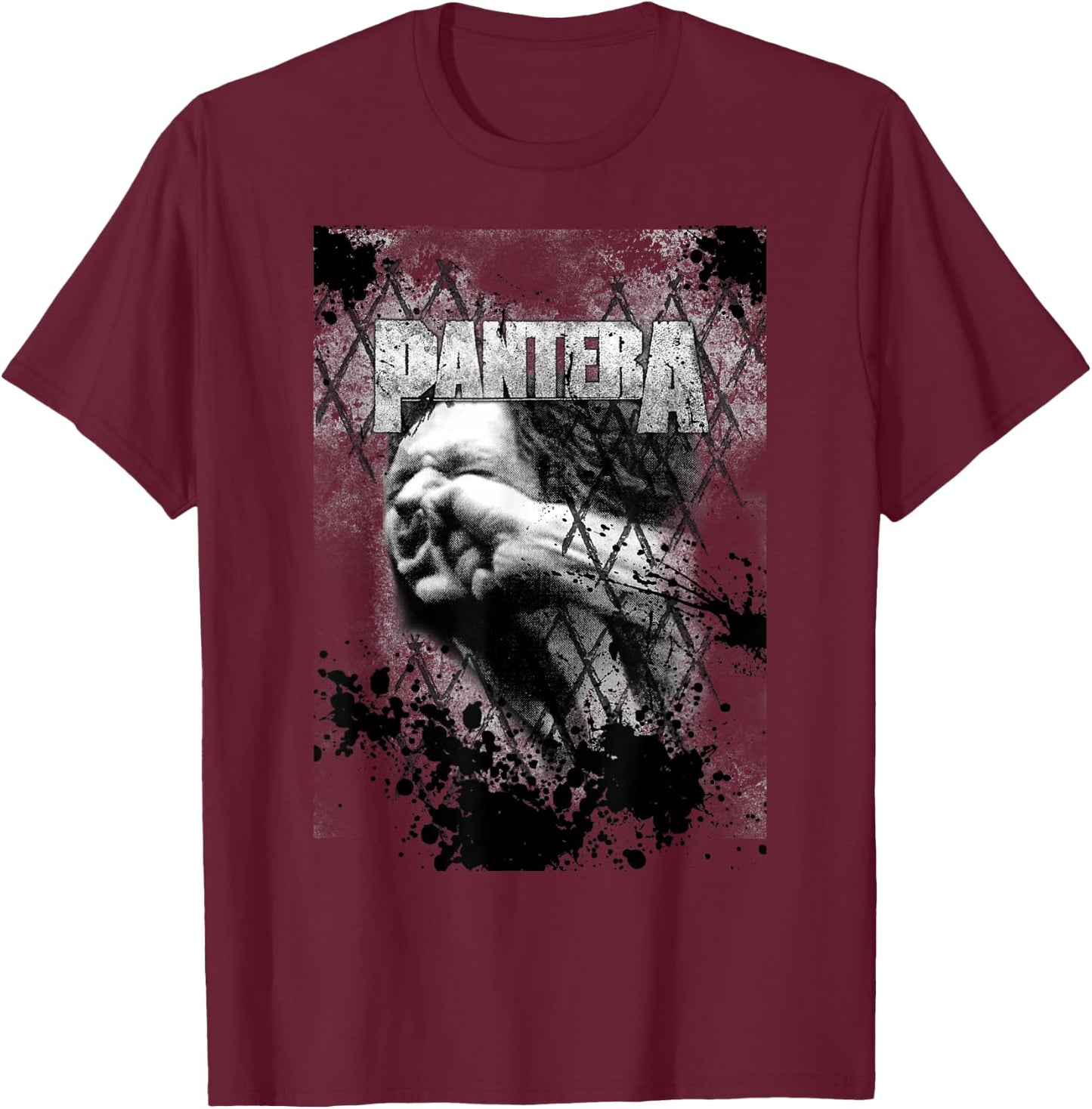 Pantera Offizielle Vulgär - Klassisch, Schwarz, , Kurzarm, S T-Shirt - T-Shirt | Maroon
