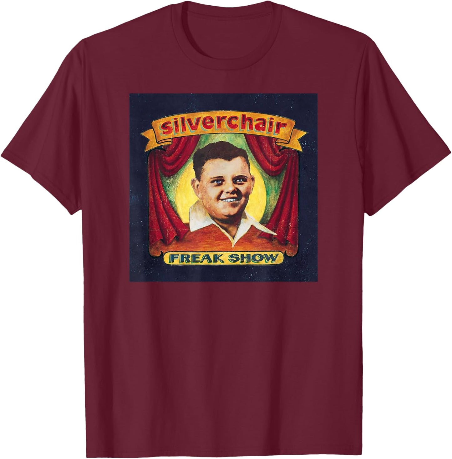 Official Silverchair T-Shirt - T-Shirt | Maroon