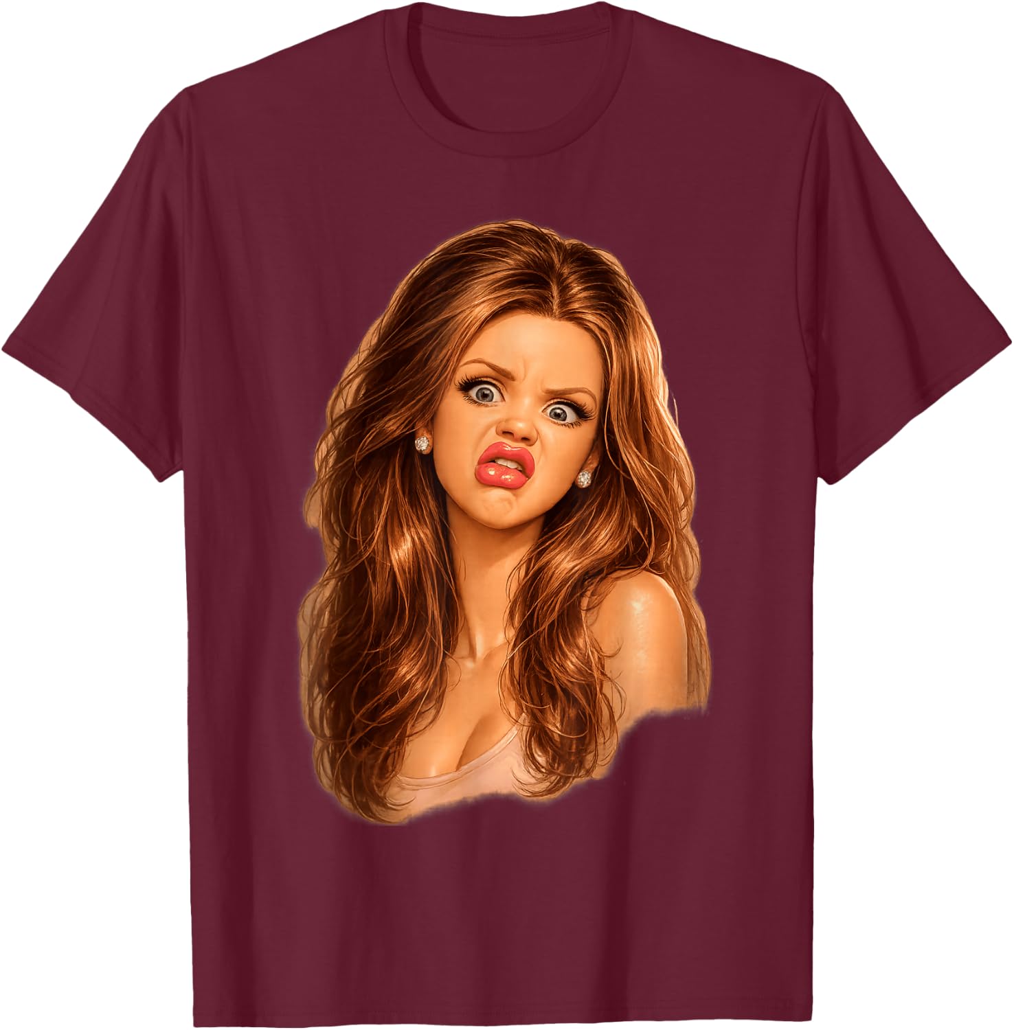 Genervte Diva - Sarkasmus arrogant & lustig mit Humor T-Shirt - T-Shirt | Maroon