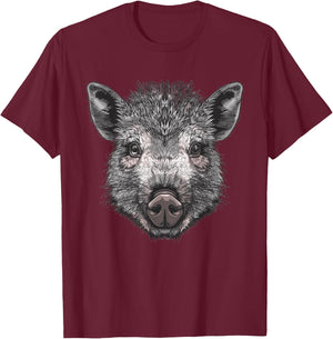 Javelina Design , Small, Black T-Shirt - T-Shirt | Maroon