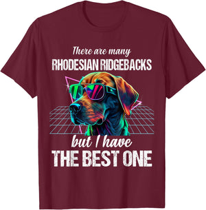 Rhodesian Ridgeback Dog Rhodesian Ridgebacks T-Shirt - T-Shirt | Maroon