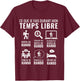 Idée Cadeau Noel Drôle Montagne Rando Temps Libre Randonnée Manche Longue T-Shirt - T-Shirt | Maroon