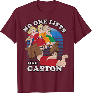 Disney Beauty and the Beast Lifts Like Gaston T-Shirt - T-Shirt | Maroon