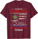 It Cannot Be Inherited 4th Infantry Division Veteran Vintage T-Shirt - T-Shirt | Maroon