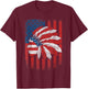 Native American Flag - USA Cherokee Indigenous People Indian Kids Men T-Shirt - T-Shirt | Maroon
