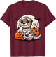spooky Otter mummy T-Shirt - T-Shirt | Maroon