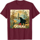 Stunning Taiwan Animal and Nature Graphic for Adults and Kids T-Shirt - T-Shirt | Maroon
