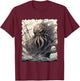Kraken Attacking Pirate Ship Sea Monser Giant Octopus T-Shirt - T-Shirt | Maroon