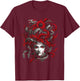 Medusahead Greek Mythology Ancient Snake Hair T-Shirt - T-Shirt | Maroon