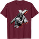Jesus Believe The Way The Truth The Life , black T-Shirt - T-Shirt | Maroon