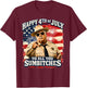 Happy 4th of July to All You Sum-Bitches Patriotic T-Shirt - T-Shirt | Maroon