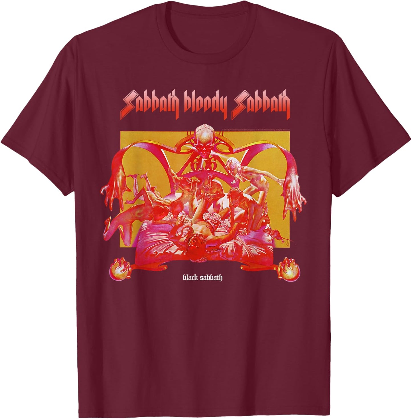 Black Sabbath Sabbath Bloody Sabbath T-Shirt - T-Shirt | Maroon