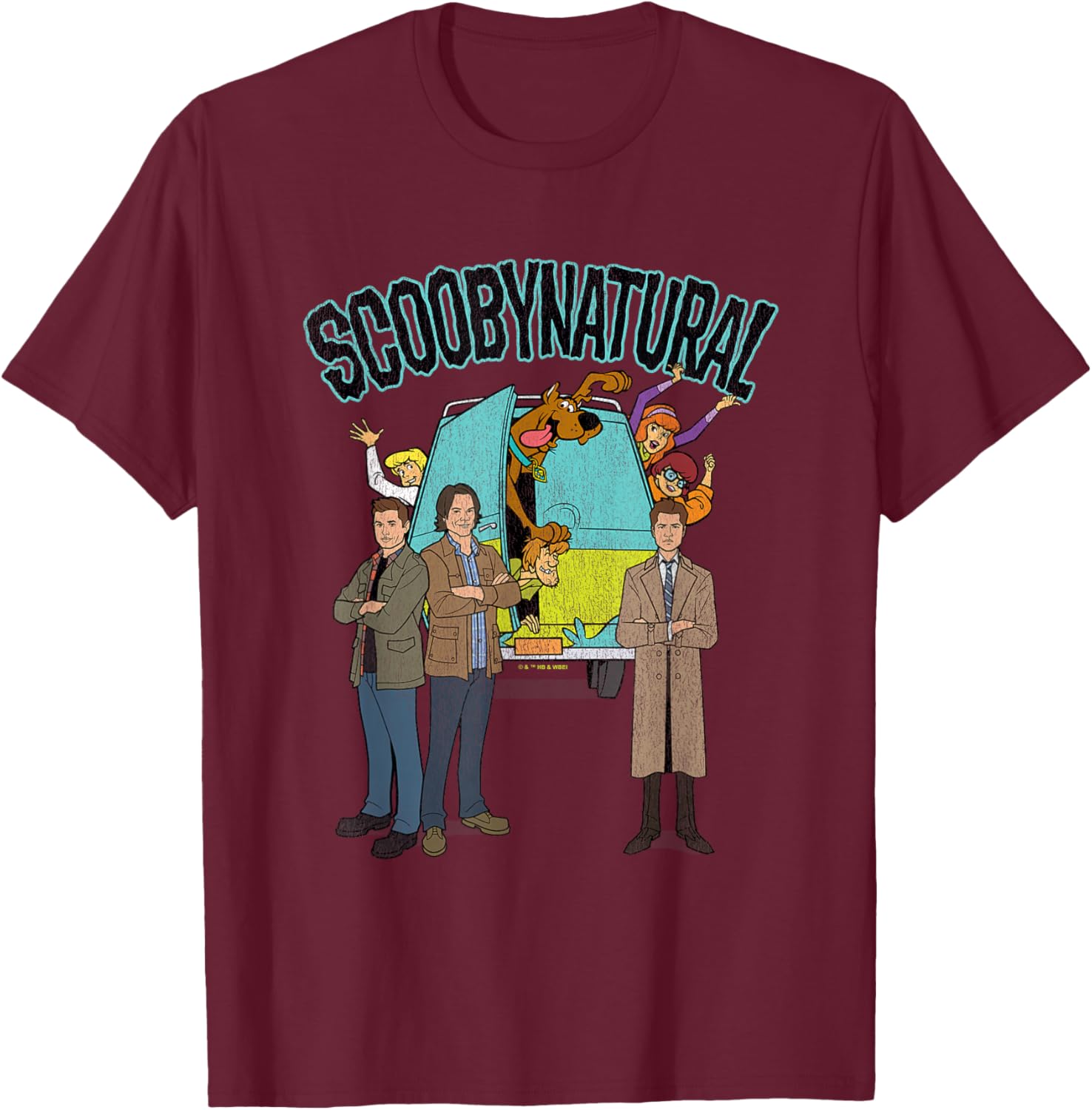 Scooby-Doo Scoobynitual Supernatural Mystery Ride , black T-Shirt - T-Shirt | Maroon