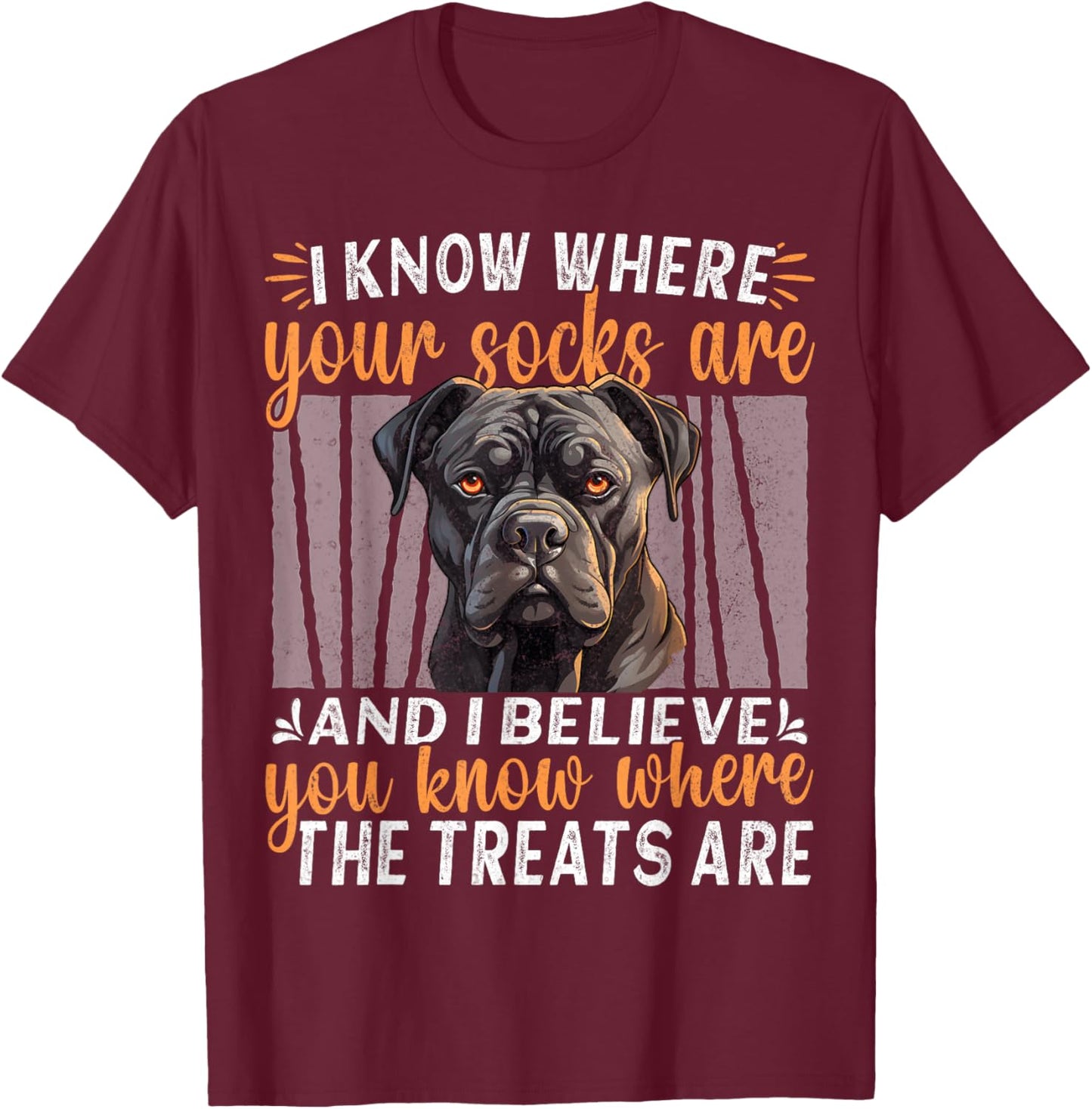 Black Corso Italiano Sayings Owner Outfit Dog Cane Corso T-Shirt - T-Shirt | Maroon